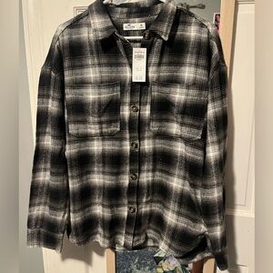 Hollister flannel jacket